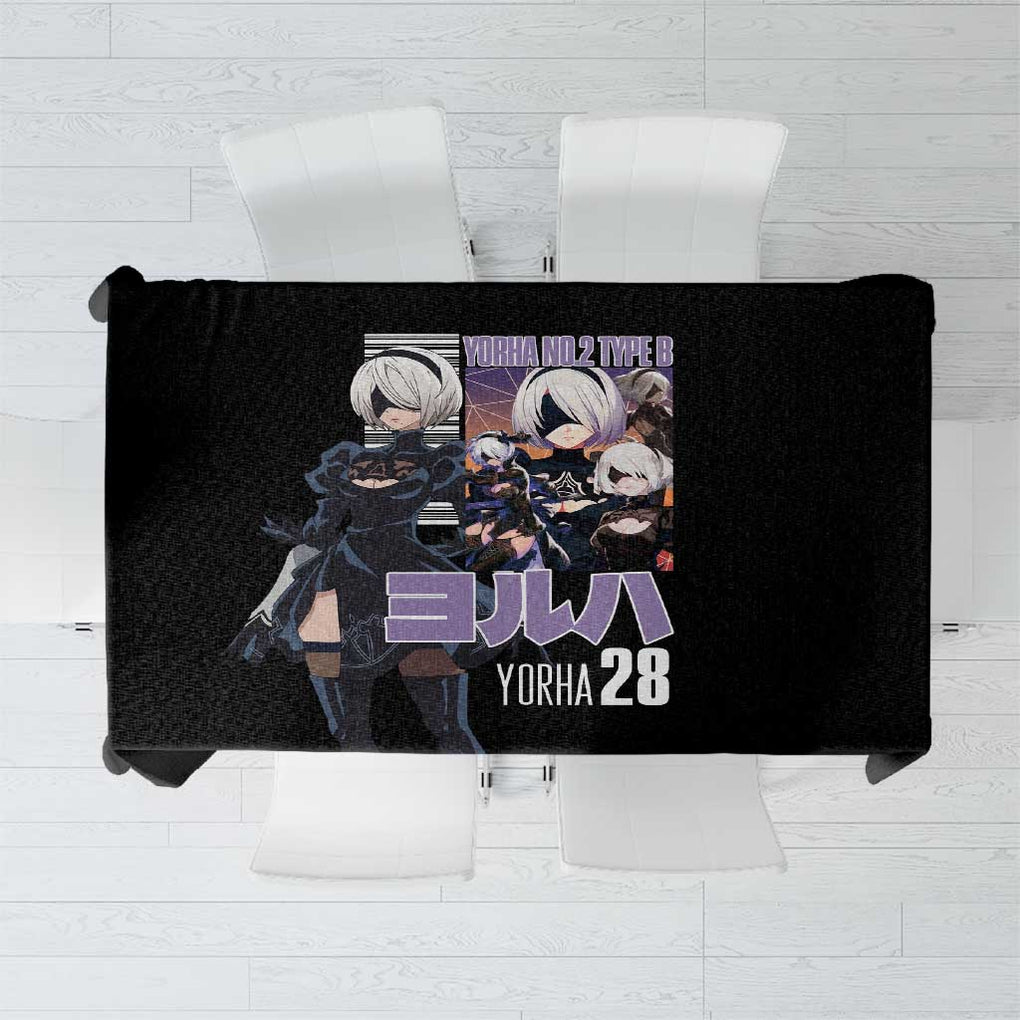 2B Nier Automata Tablecloth Anime Style