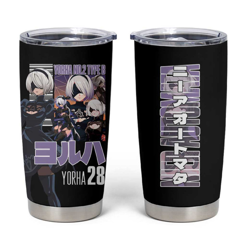 2B Nier Automata Tumbler Cup Anime Style
