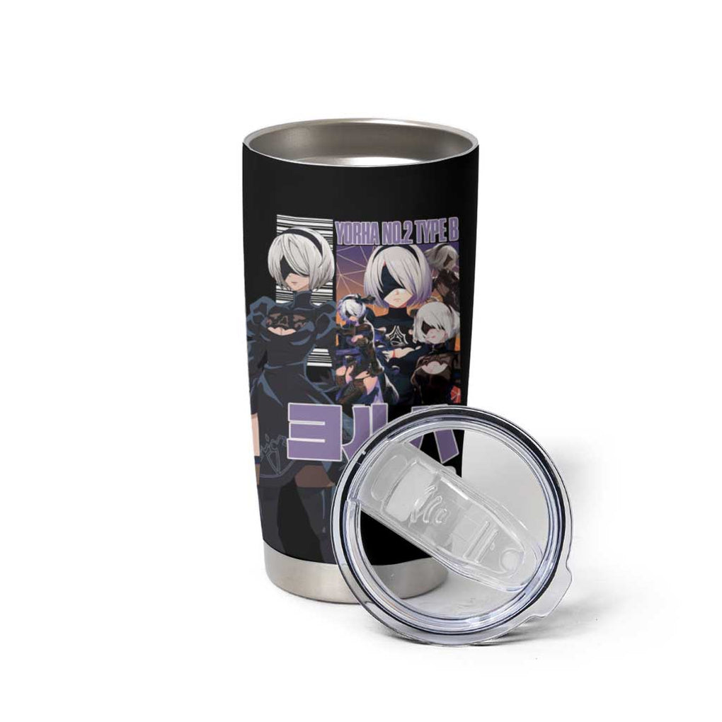 2B Nier Automata Tumbler Cup Anime Style
