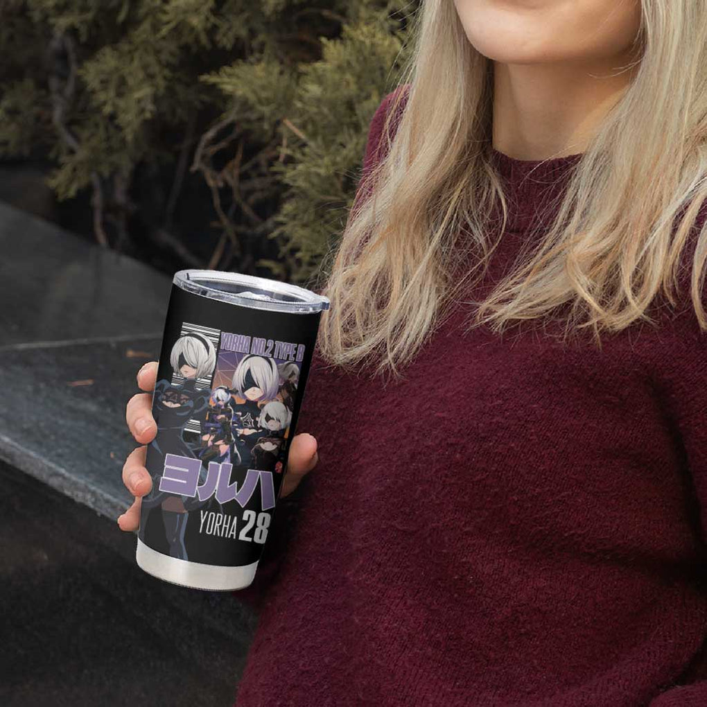 2B Nier Automata Tumbler Cup Anime Style