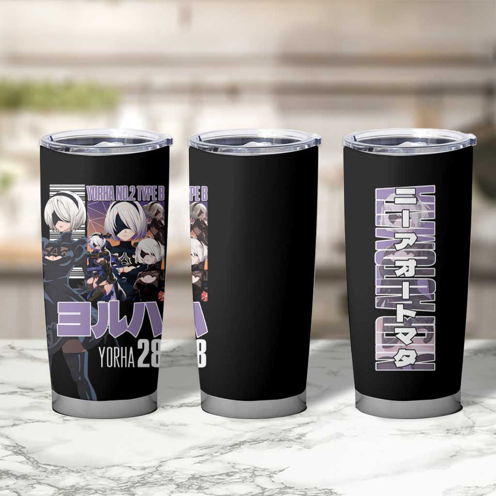 2B Nier Automata Tumbler Cup Anime Style