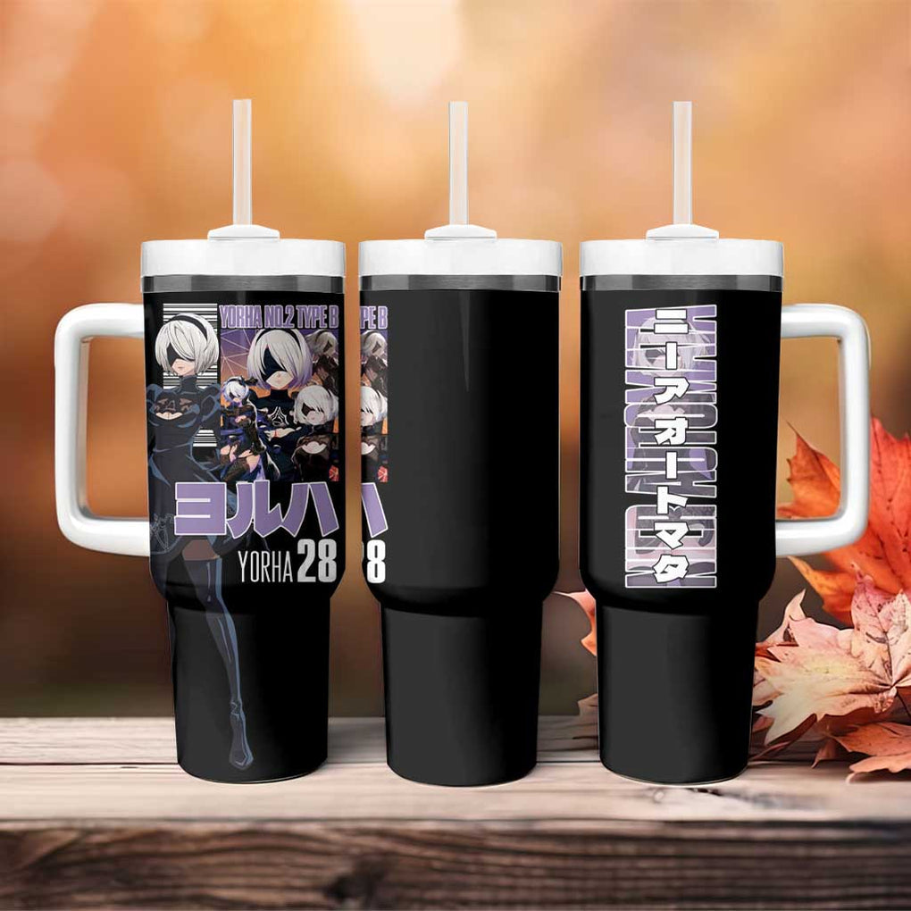 2B Nier Automata Tumbler With Handle Anime Style