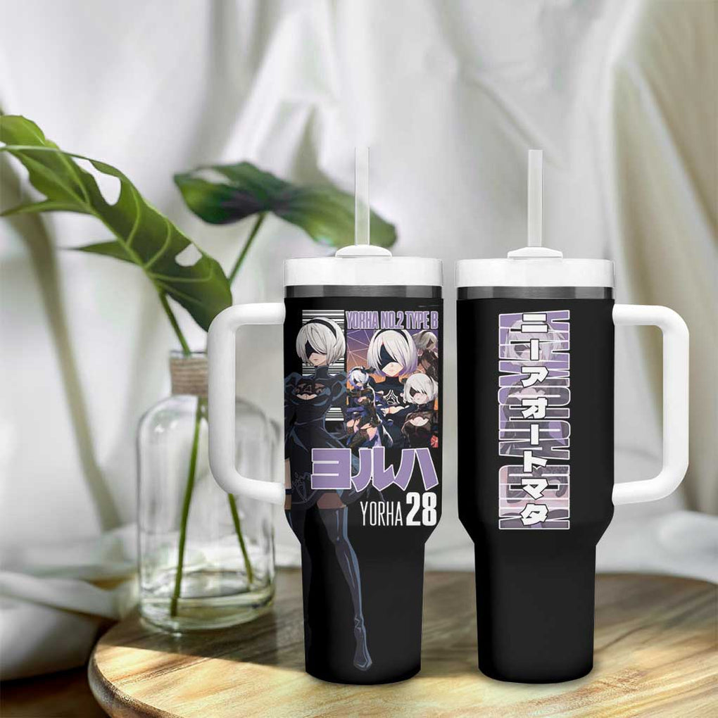 2B Nier Automata Tumbler With Handle Anime Style