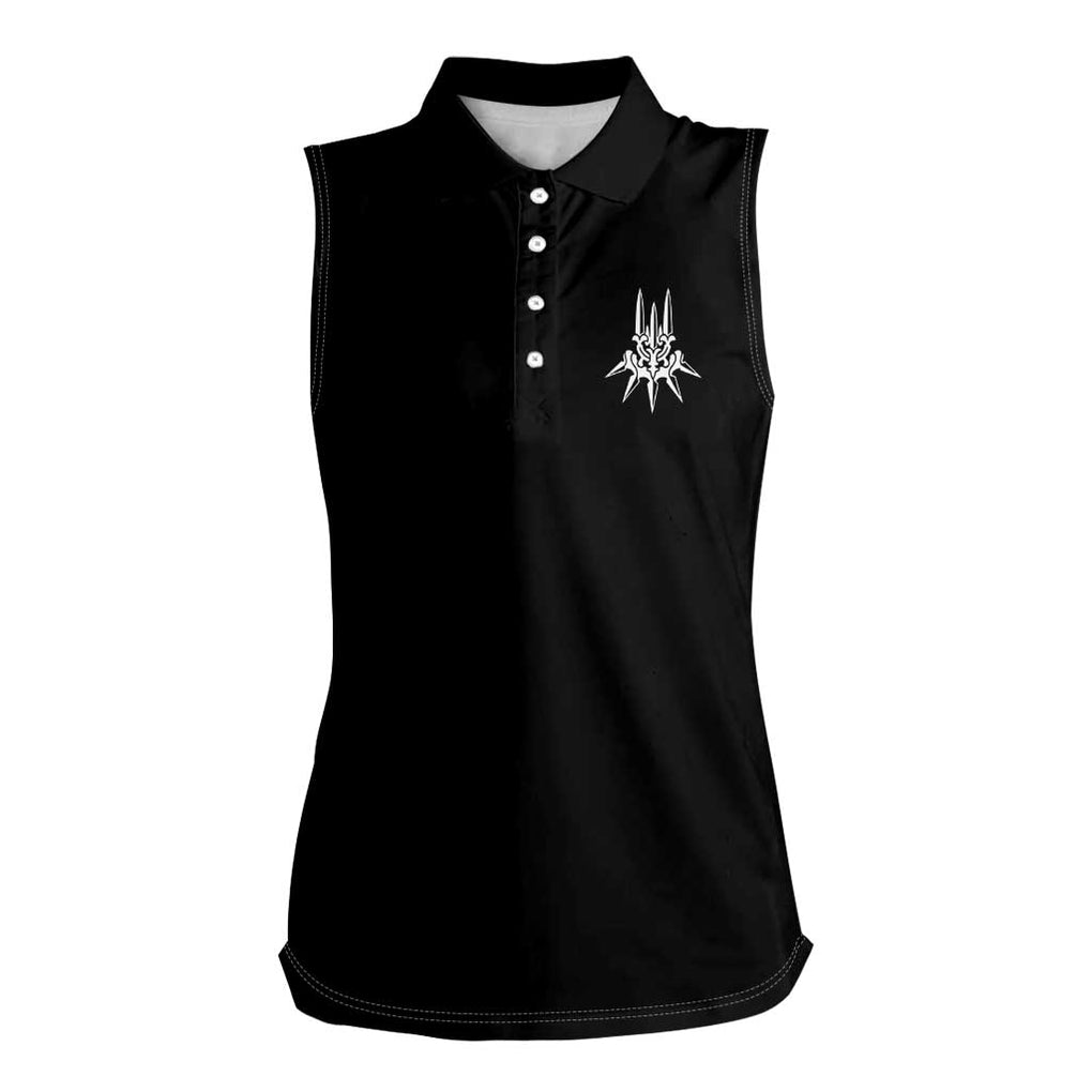 2B Nier Automata Women Sleeveless Polo Shirt Anime Style