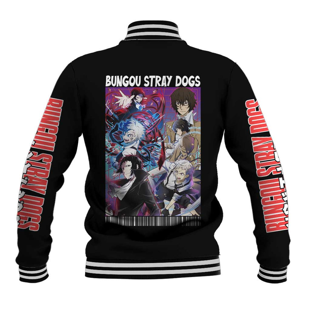 Bungou Stray Dogs Baseball Jacket Anime Style