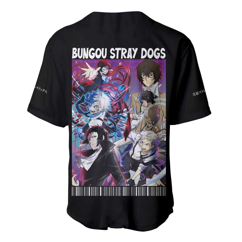 Bungou Stray Dogs Baseball Jersey Anime Style