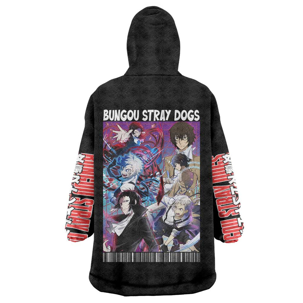 Bungou Stray Dogs Wearable Blanket Hoodie Anime Style