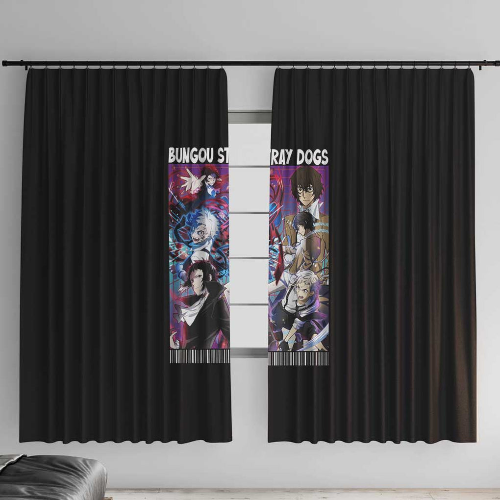 Bungou Stray Dogs Window Curtain Anime Style