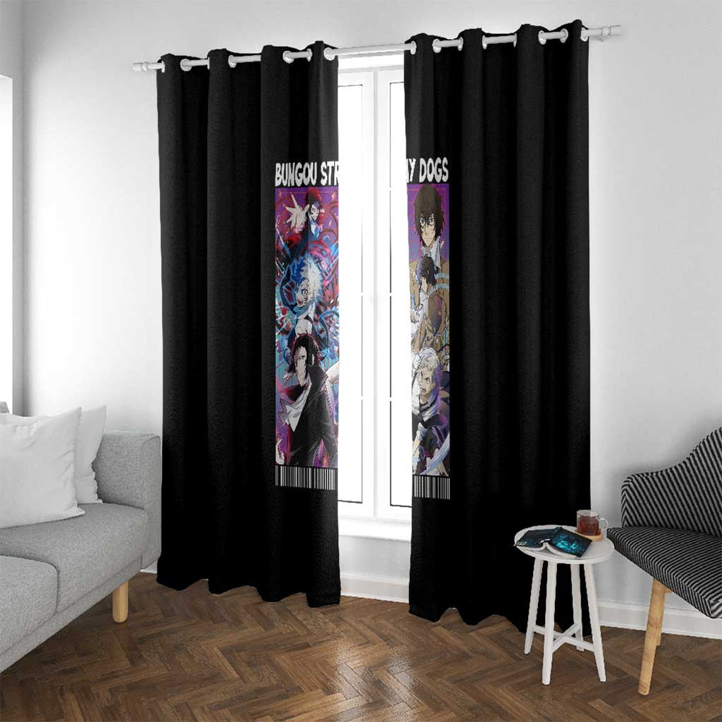 Bungou Stray Dogs Window Curtain Anime Style