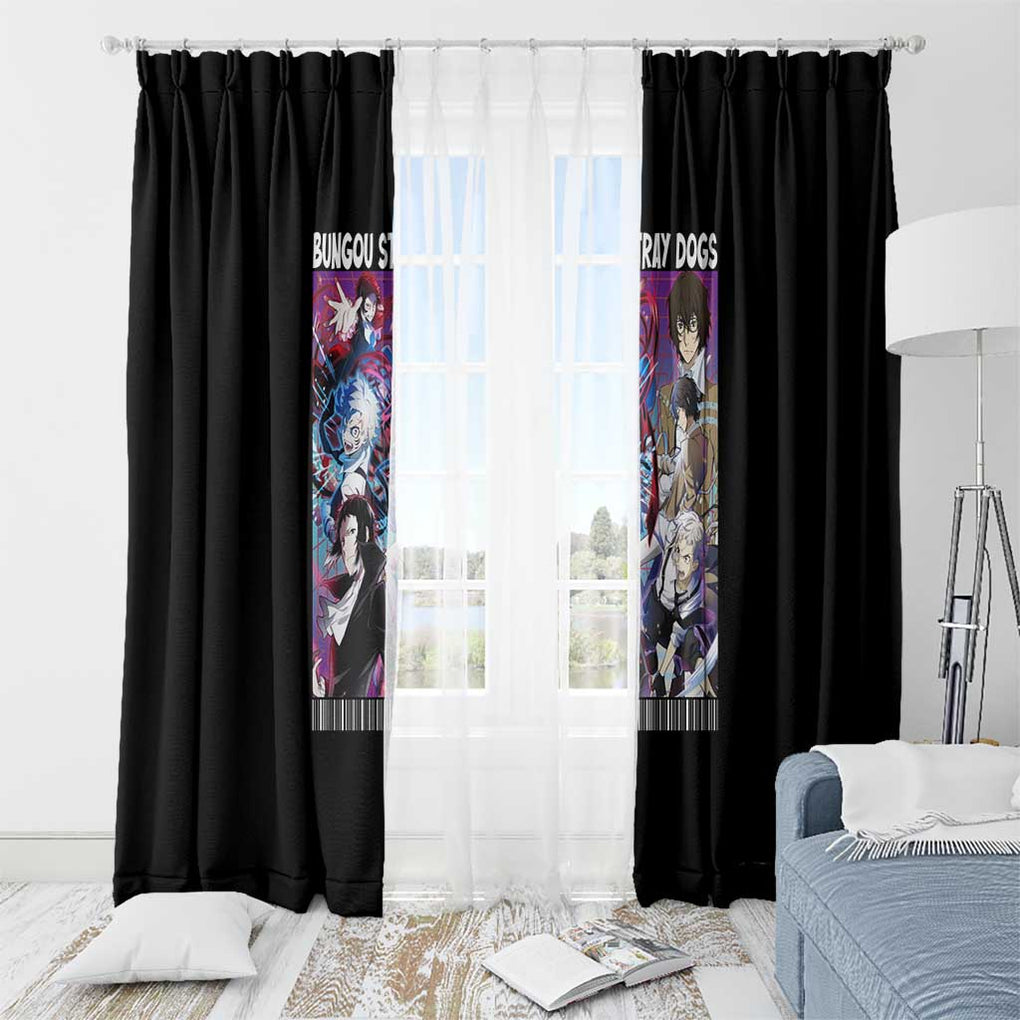 Bungou Stray Dogs Window Curtain Anime Style