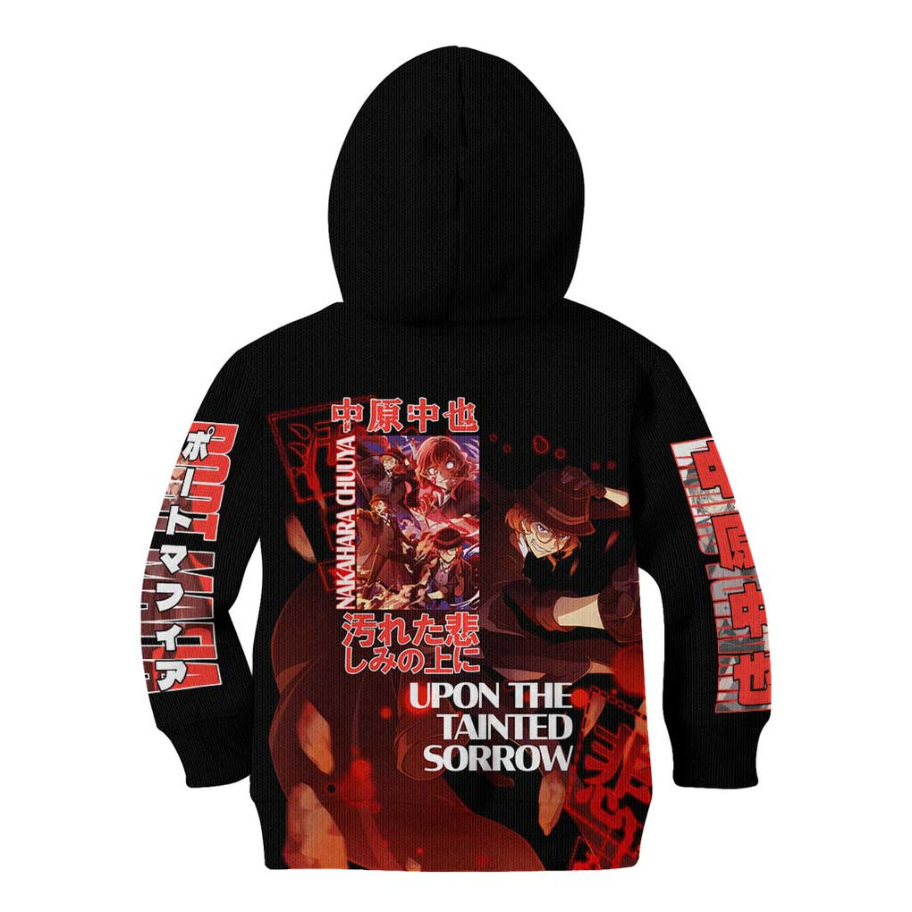 Nakahara Chuuya Bungou Stray Dogs Kid Hoodie Anime Style