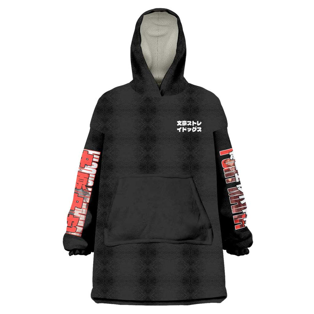 Nakahara Chuuya Bungou Stray Dogs Wearable Blanket Hoodie Anime Style