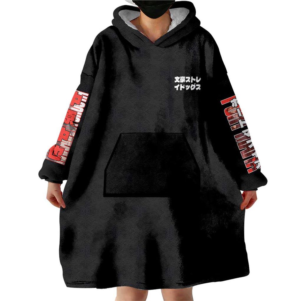 Nakahara Chuuya Bungou Stray Dogs Wearable Blanket Hoodie Anime Style