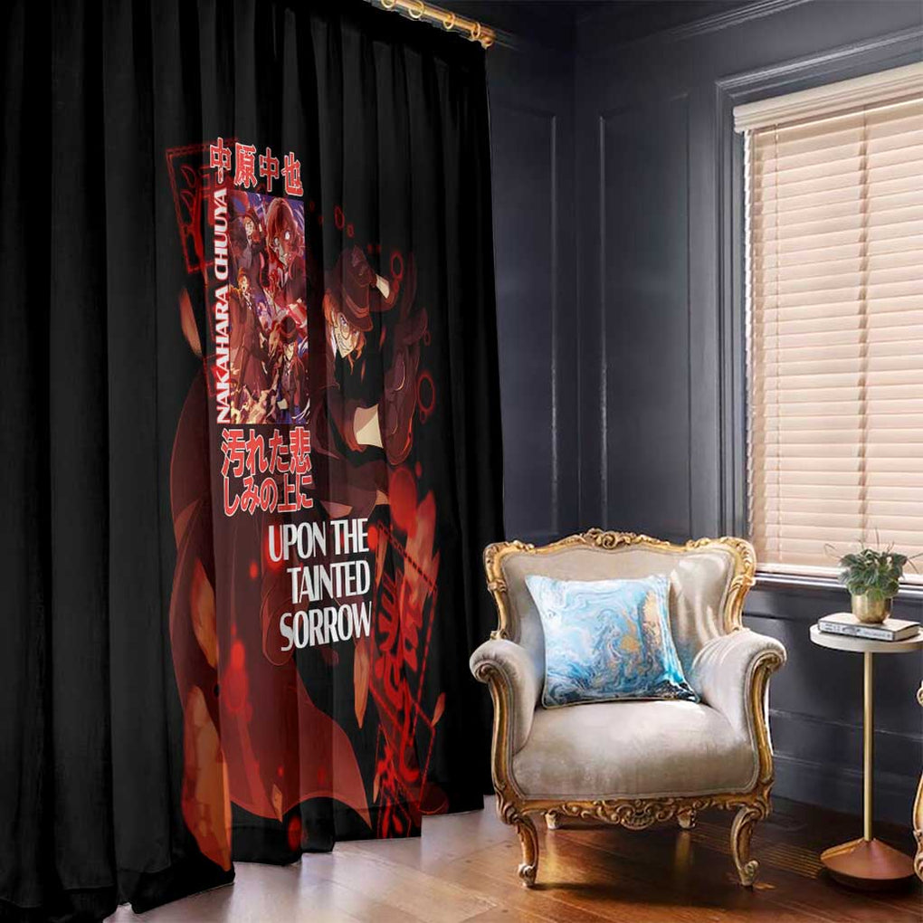 Nakahara Chuuya Bungou Stray Dogs Window Curtain Anime Style