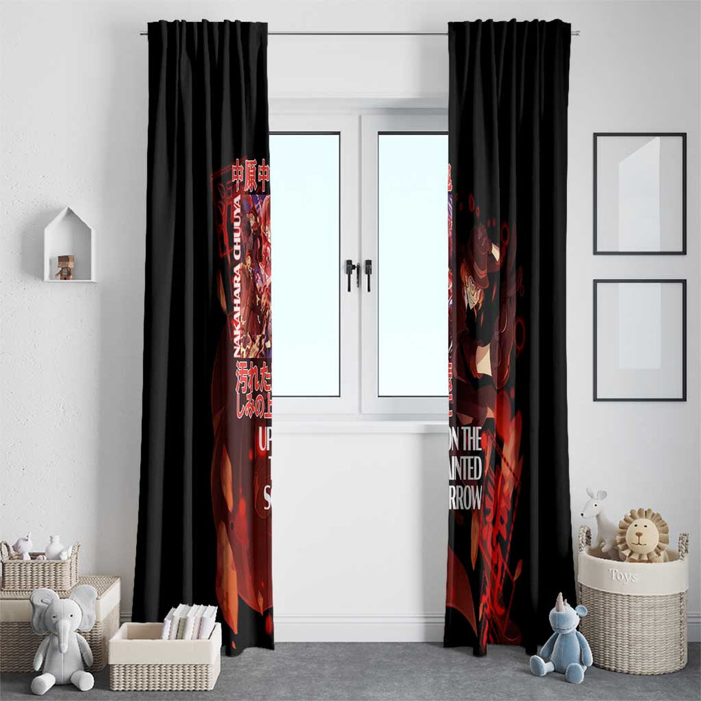Nakahara Chuuya Bungou Stray Dogs Window Curtain Anime Style
