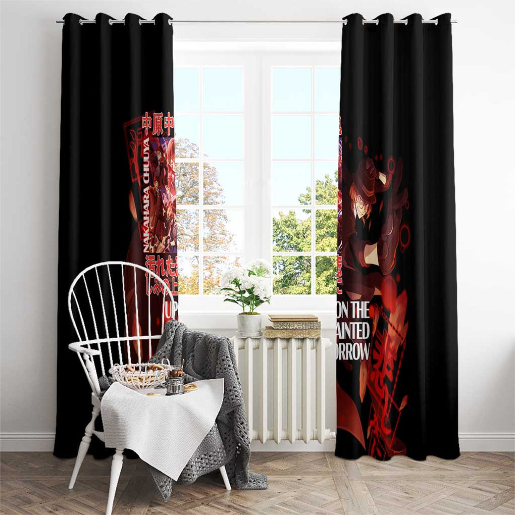 Nakahara Chuuya Bungou Stray Dogs Window Curtain Anime Style