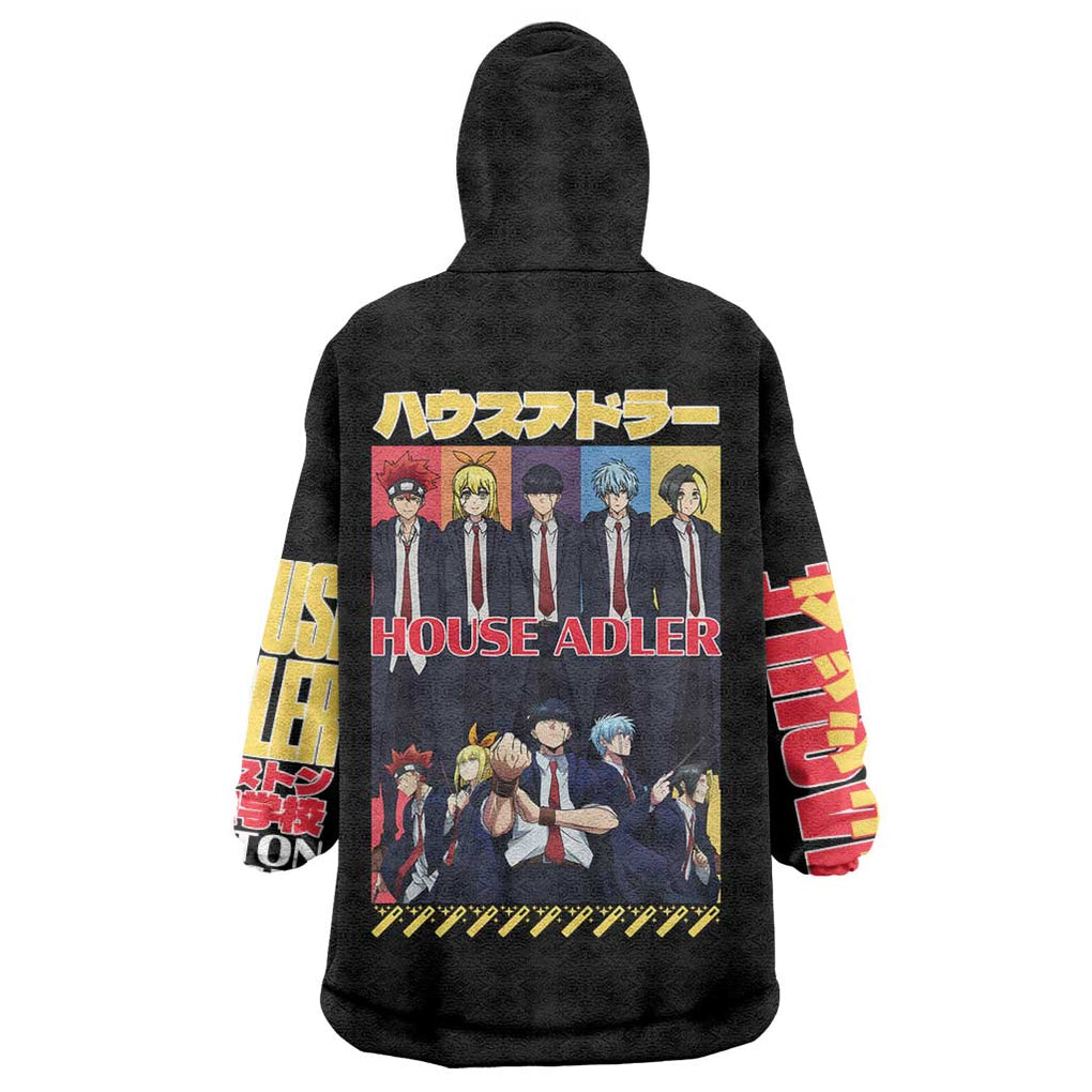 House Adler Mashle Wearable Blanket Hoodie Anime Style