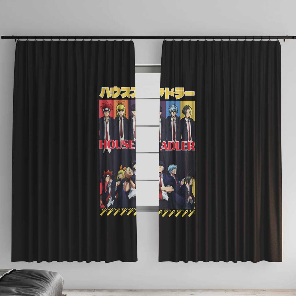 House Adler Mashle Window Curtain Anime Style