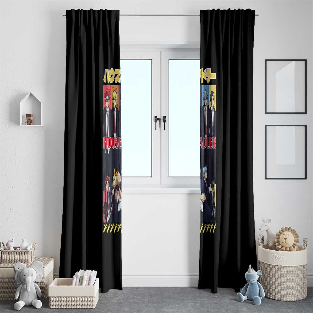 House Adler Mashle Window Curtain Anime Style