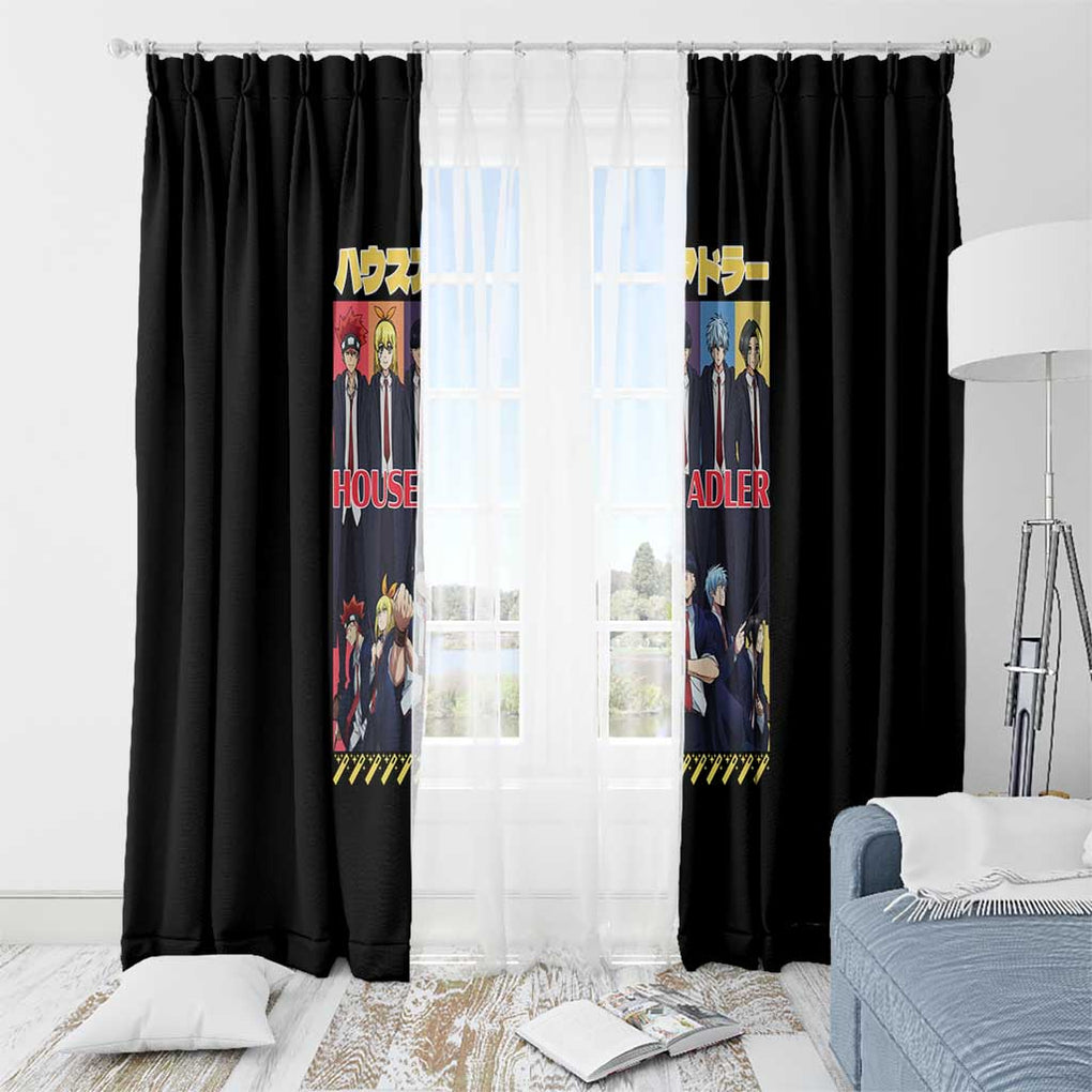 House Adler Mashle Window Curtain Anime Style