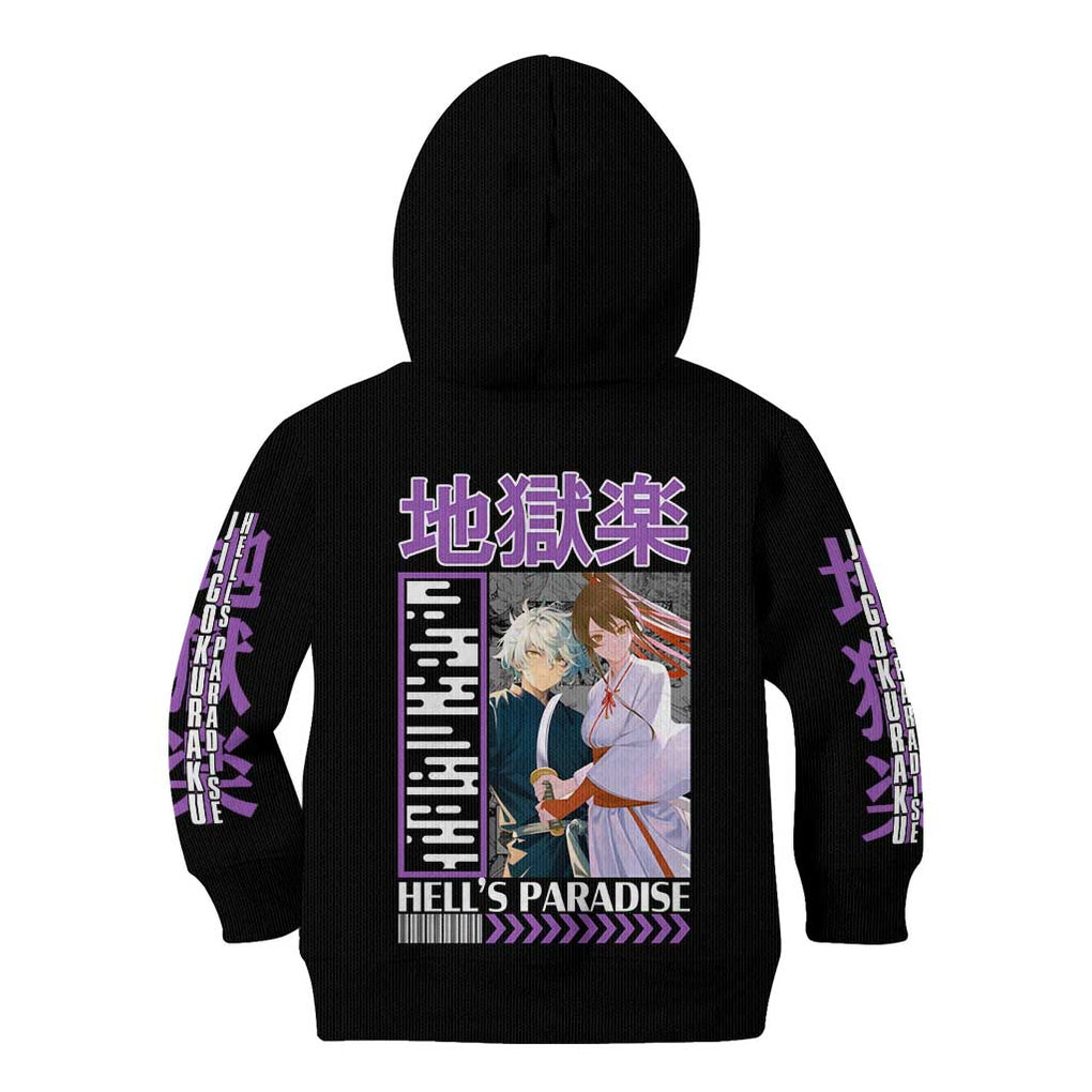 Jigokuraku Hell’s Paradise Kid Hoodie Anime Style