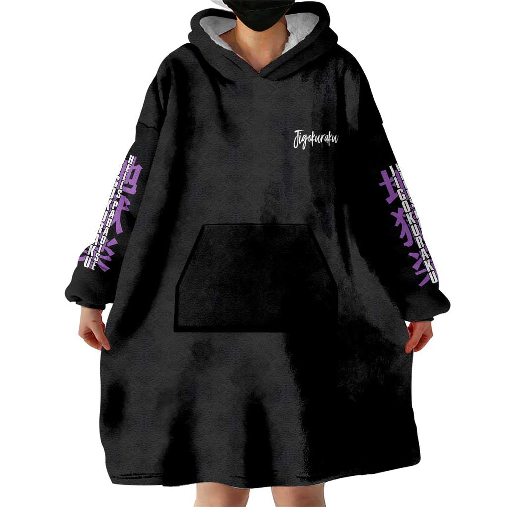 Jigokuraku Hell’s Paradise Wearable Blanket Hoodie Anime Style