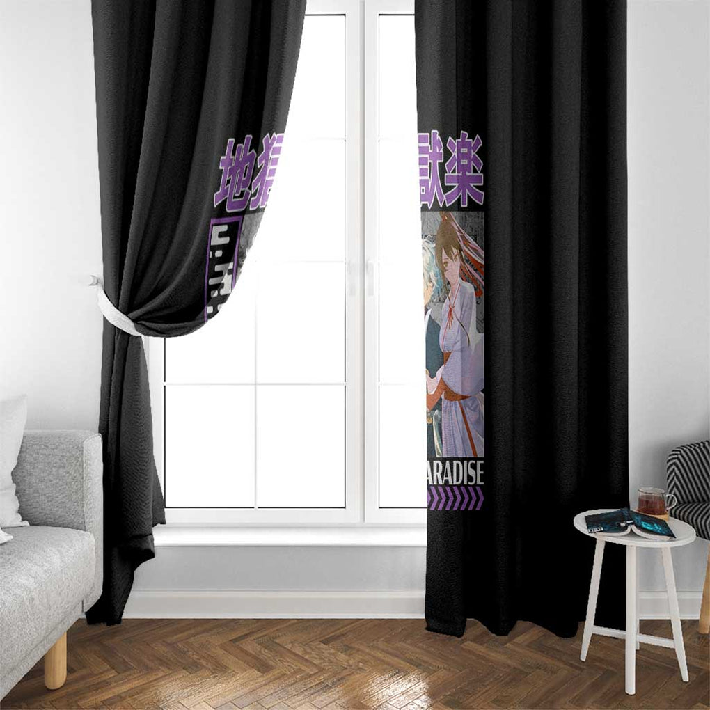 Jigokuraku Hell’s Paradise Window Curtain Anime Style