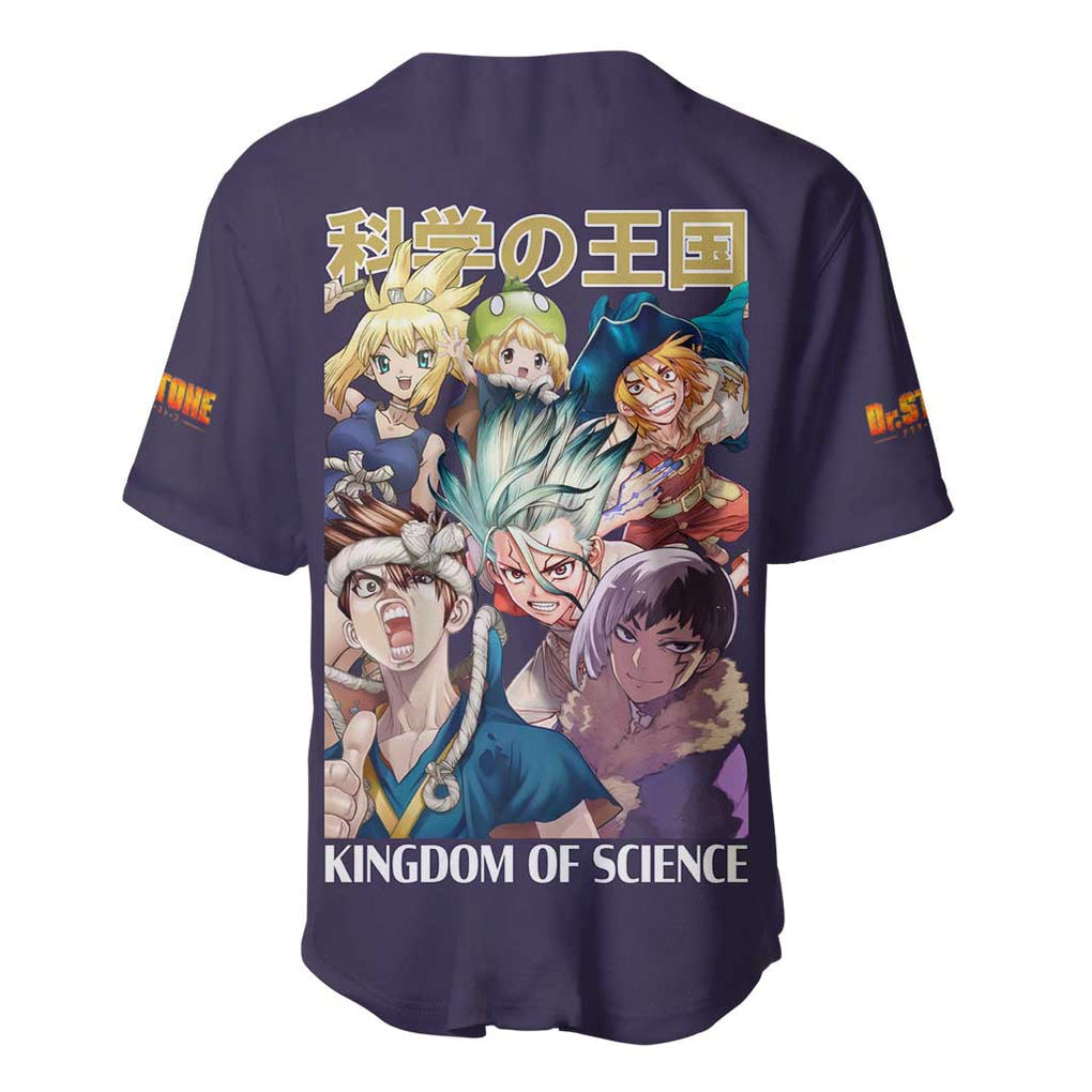 Kingdom of Science Dr. Stone Baseball Jersey Anime Style