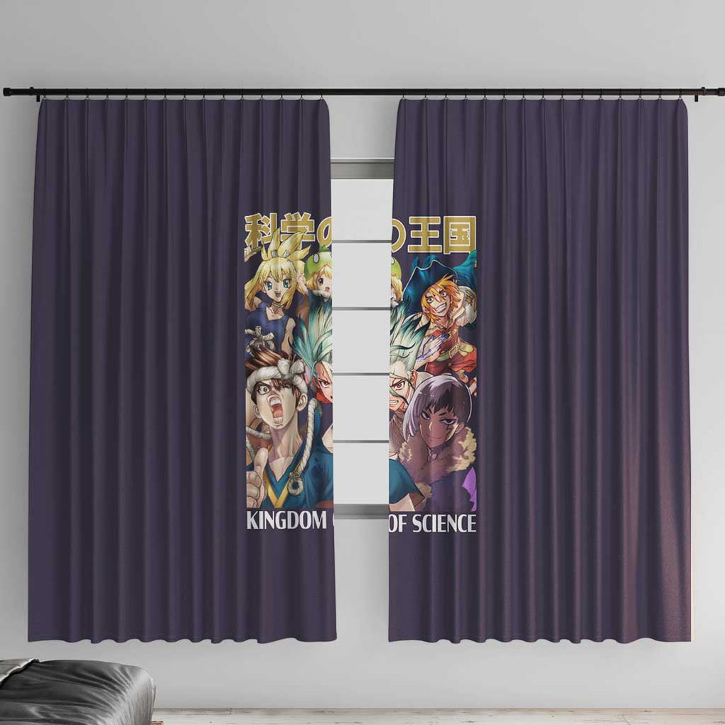 Kingdom of Science Dr. Stone Window Curtain Anime Style