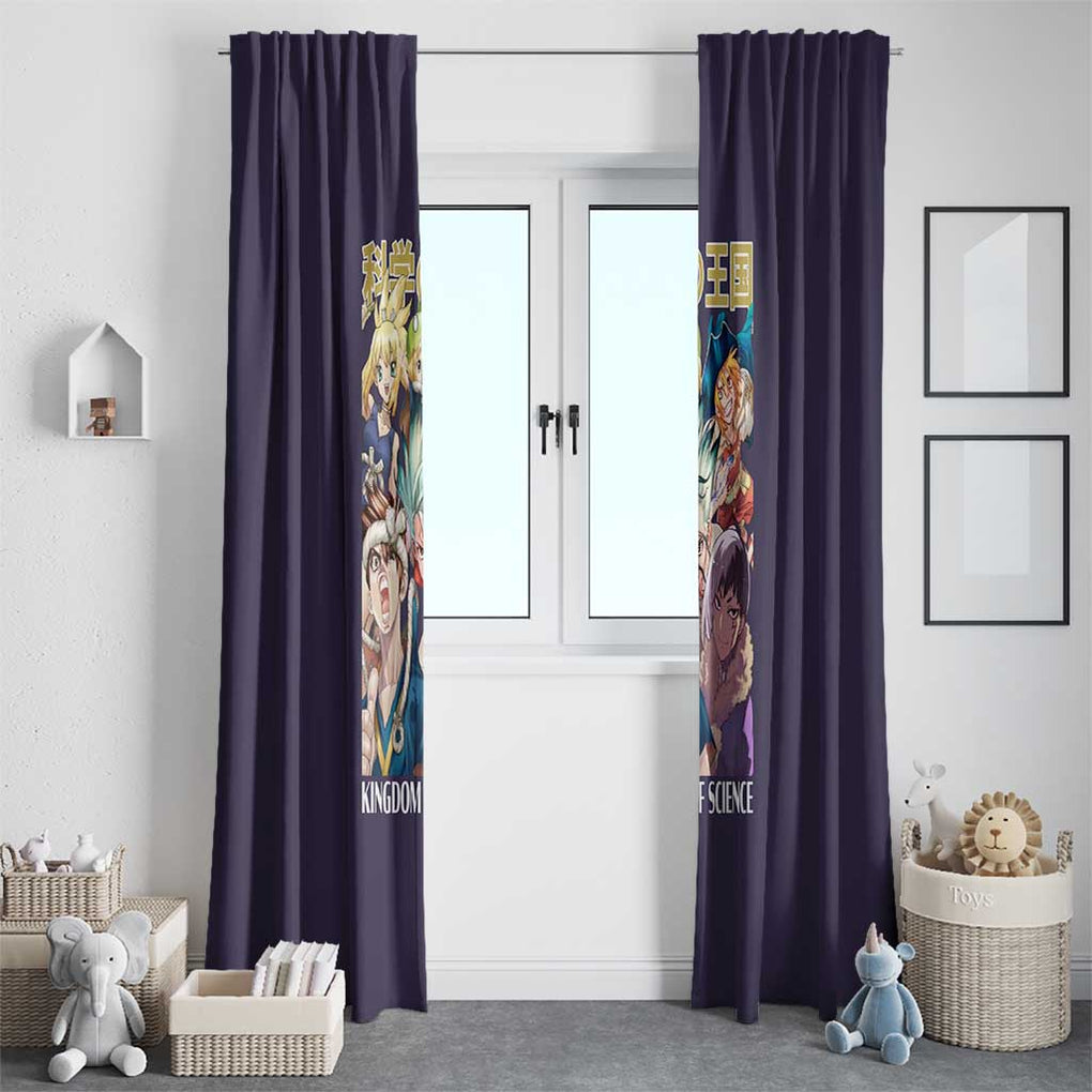 Kingdom of Science Dr. Stone Window Curtain Anime Style