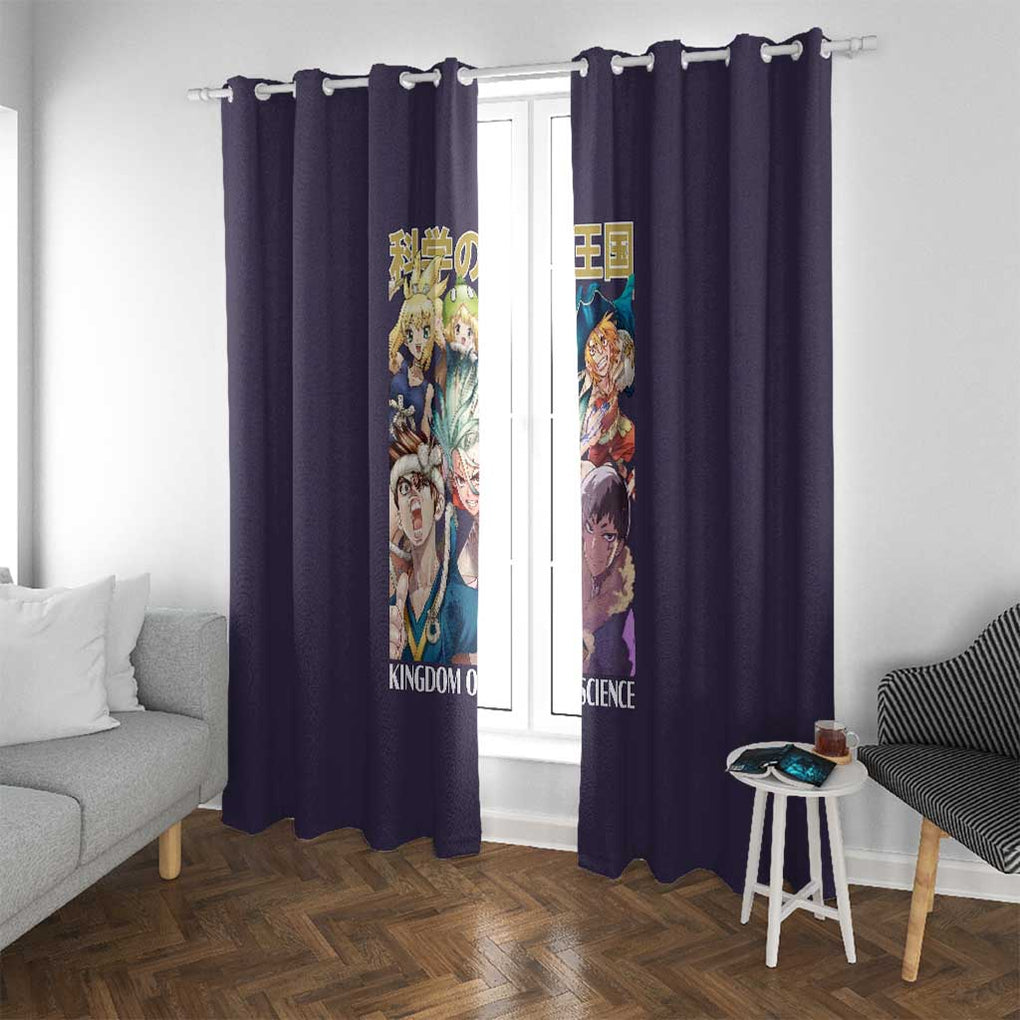Kingdom of Science Dr. Stone Window Curtain Anime Style