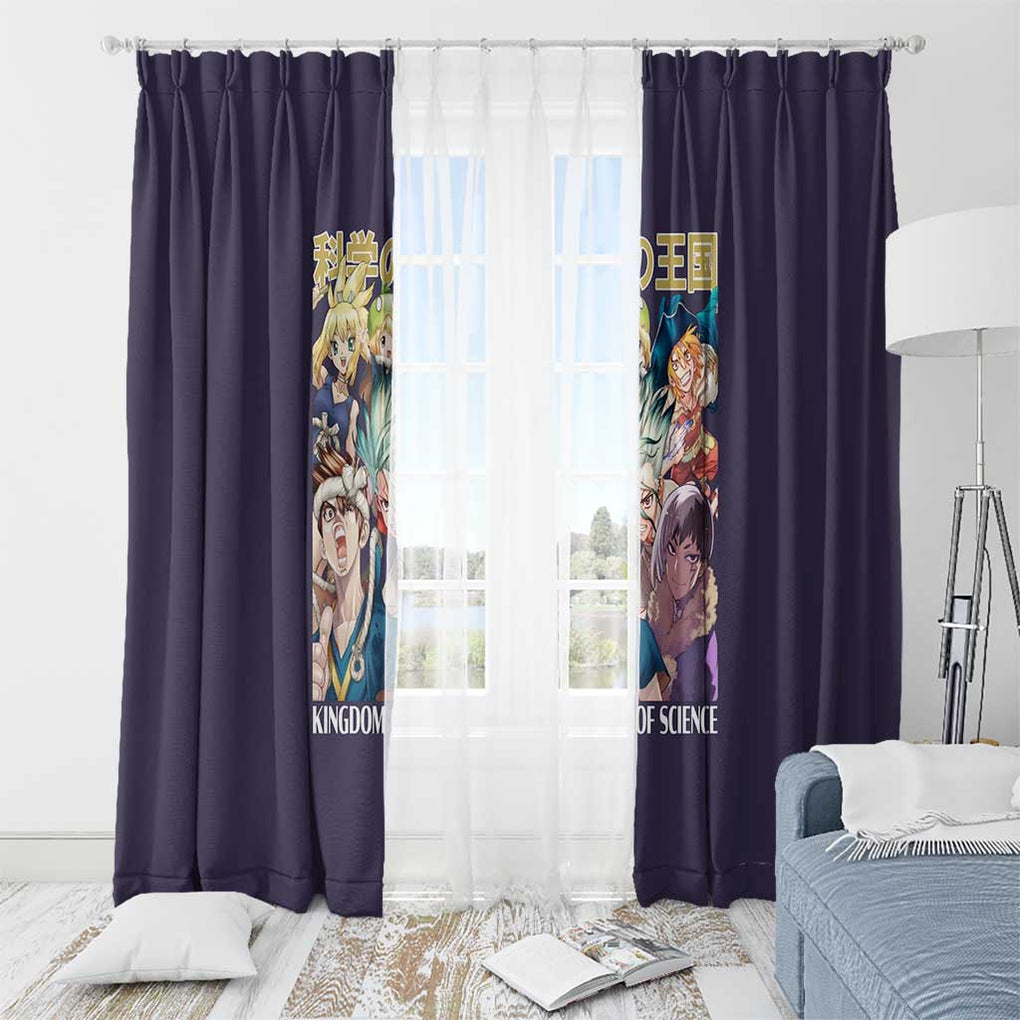 Kingdom of Science Dr. Stone Window Curtain Anime Style