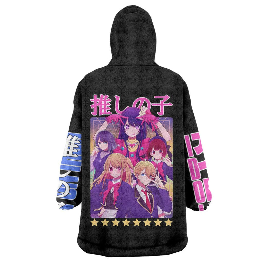 Oshi no Ko Wearable Blanket Hoodie Anime Style