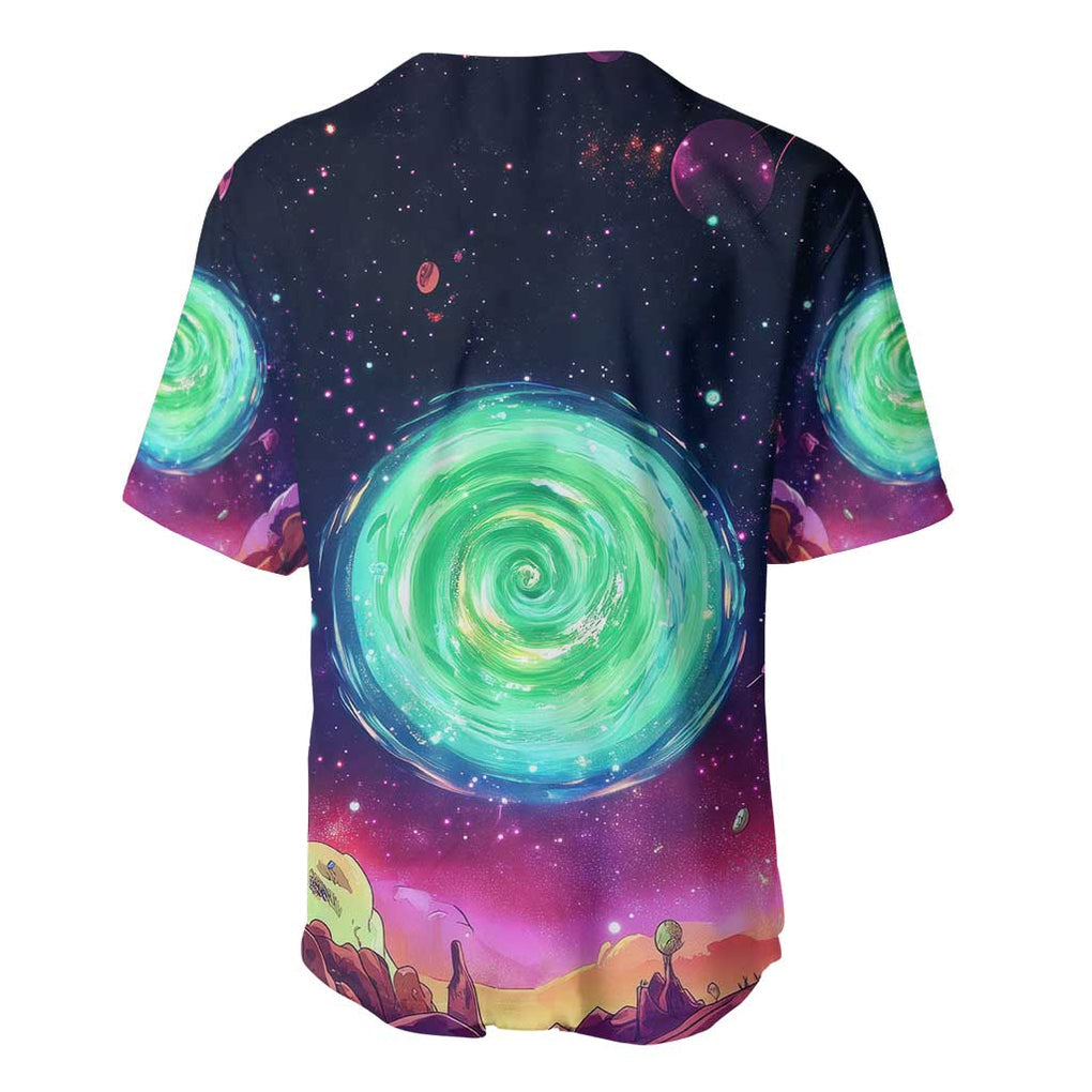 Rick and Morty Tiger King Baseball Jersey Trippy Style