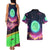 Rick and Morty Tiger King Couples Matching Tank Maxi Dress and Hawaiian Shirt Trippy Style