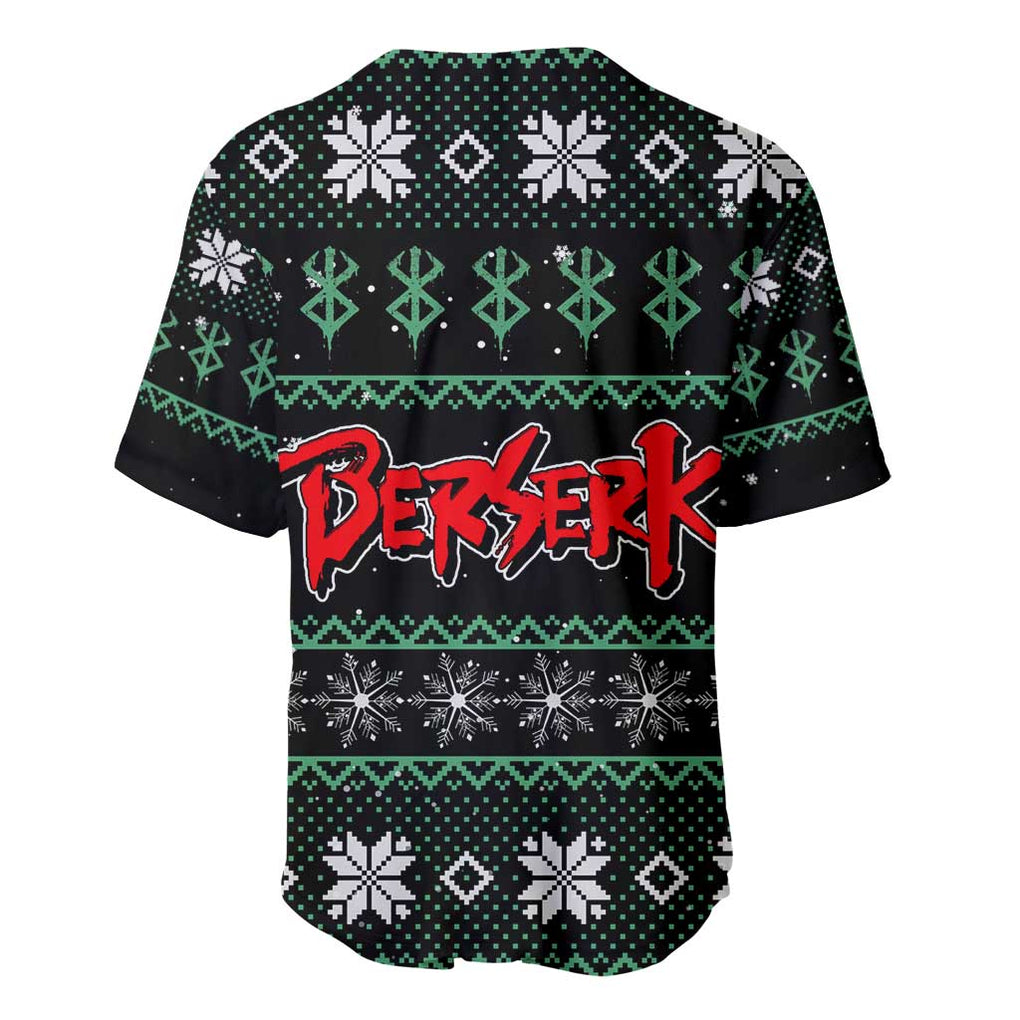 Serpico - Berserk Baseball Jersey Anime Mix Christmas Style