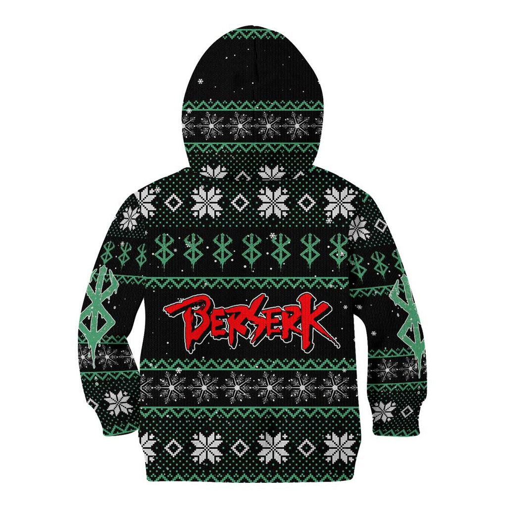 Serpico - Berserk Kid Hoodie Anime Mix Christmas Style