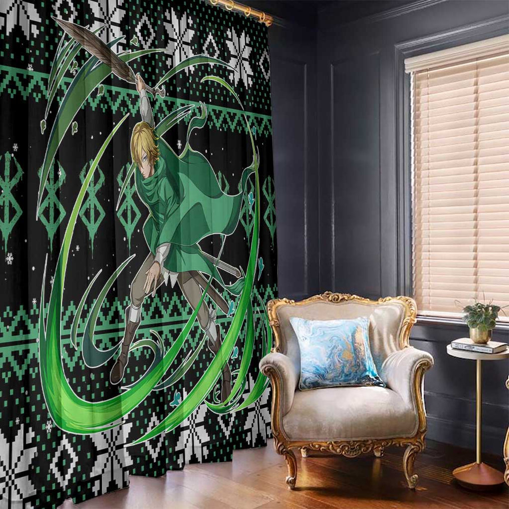 Serpico - Berserk Window Curtain Anime Mix Christmas Style
