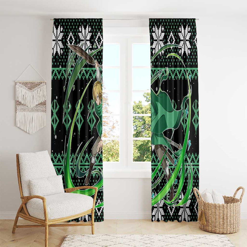 Serpico - Berserk Window Curtain Anime Mix Christmas Style