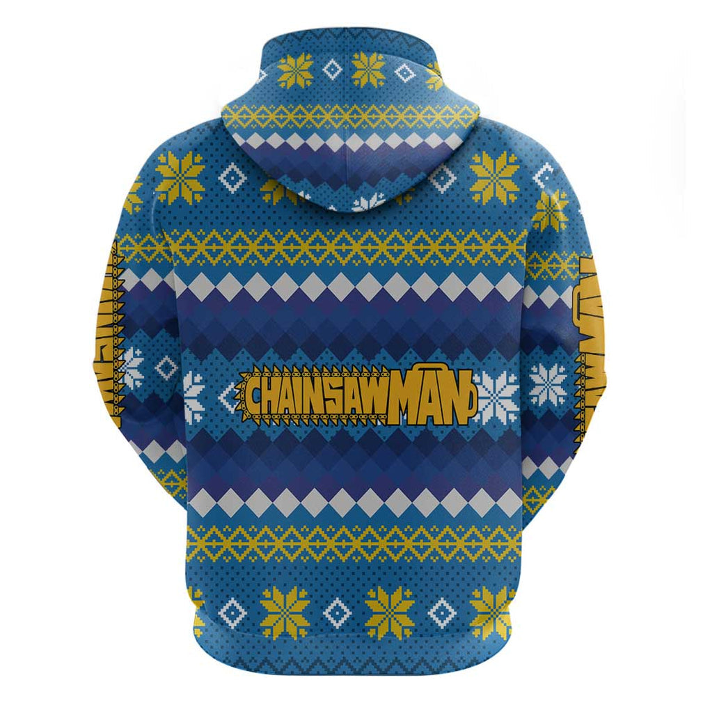 Power - Chainsaw Man Zip Hoodie Anime Mix Christmas Style