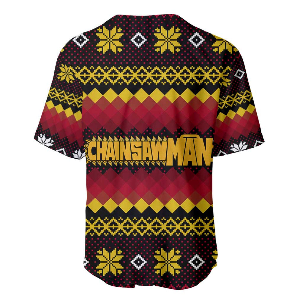 Makima - Chainsaw Man Baseball Jersey Anime Mix Christmas Style