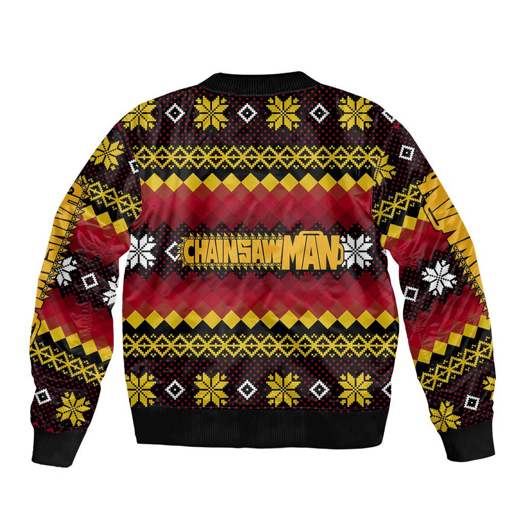 Makima - Chainsaw Man Bomber Jacket Anime Mix Christmas Style