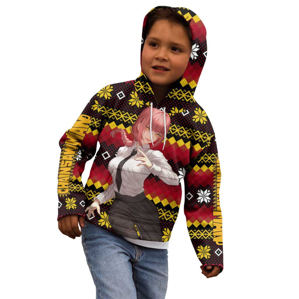 Makima - Chainsaw Man Kid Hoodie Anime Mix Christmas Style