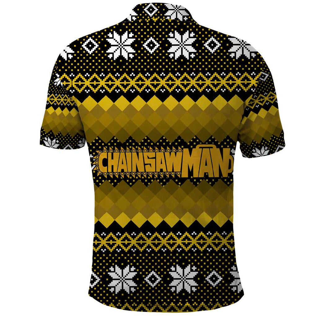 Denji - Chainsaw Man Polo Shirt Anime Mix Christmas Style