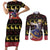 Kurapika - Hunter X Hunter Couples Matching Short Sleeve Bodycon Dress and Long Sleeve Button Shirt Anime Mix Christmas Style