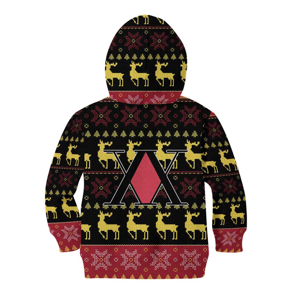 Kurapika - Hunter X Hunter Kid Hoodie Anime Mix Christmas Style