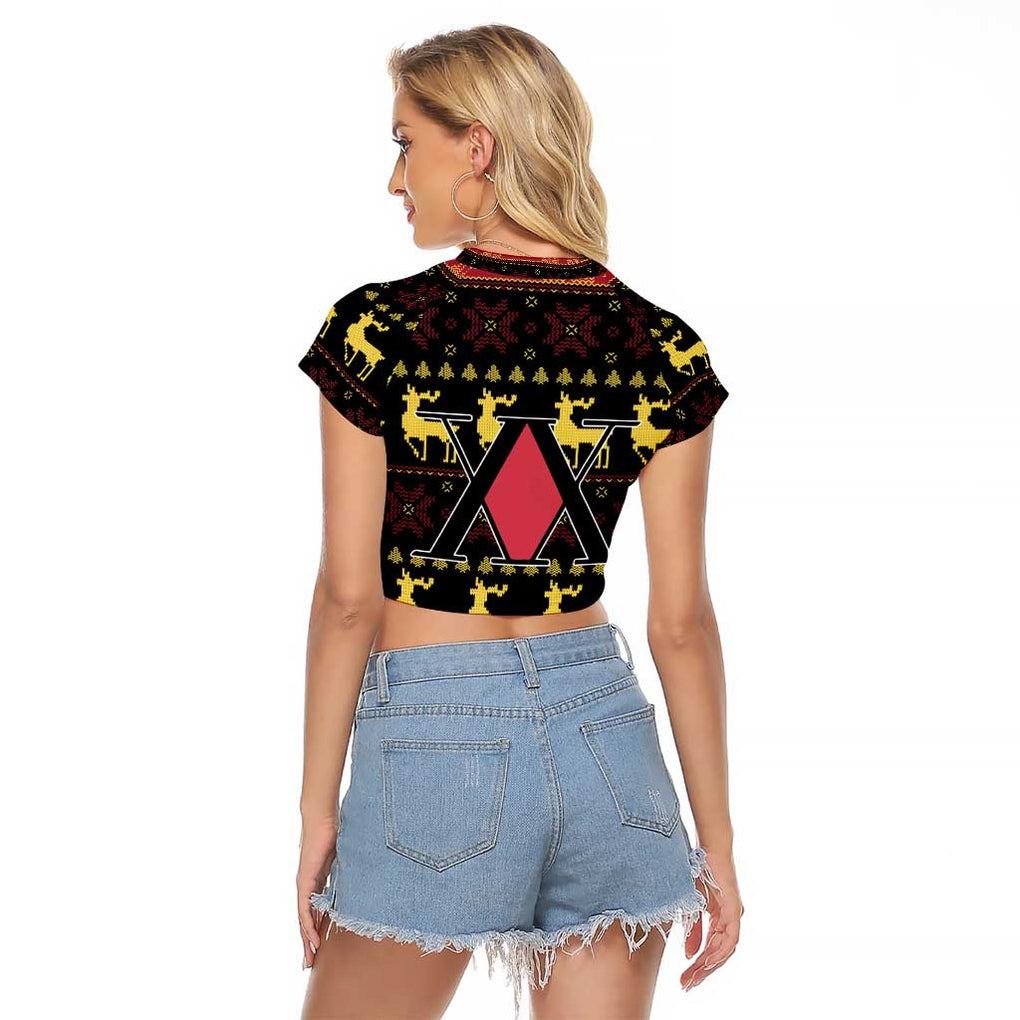 Kurapika - Hunter X Hunter Raglan Cropped T Shirt Anime Mix Christmas Style
