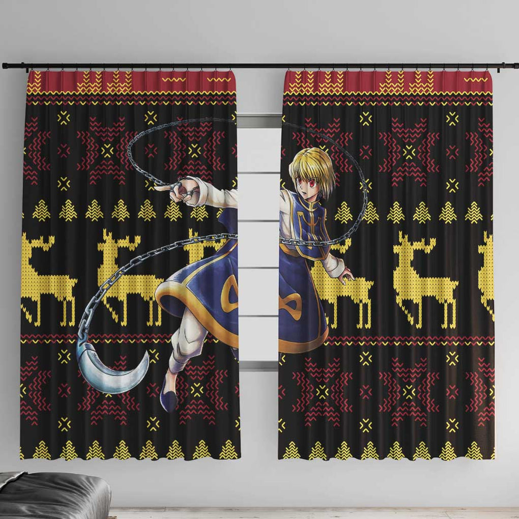 Kurapika - Hunter X Hunter Window Curtain Anime Mix Christmas Style