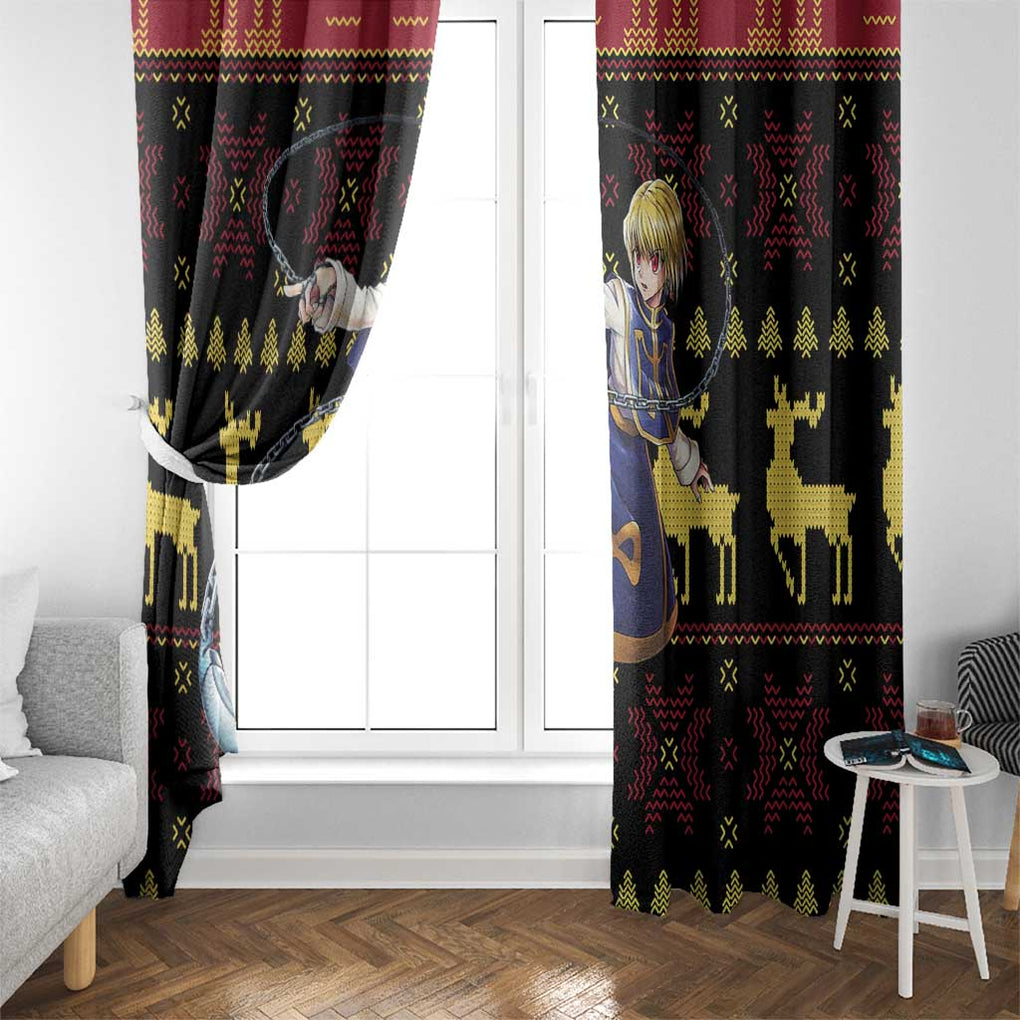 Kurapika - Hunter X Hunter Window Curtain Anime Mix Christmas Style