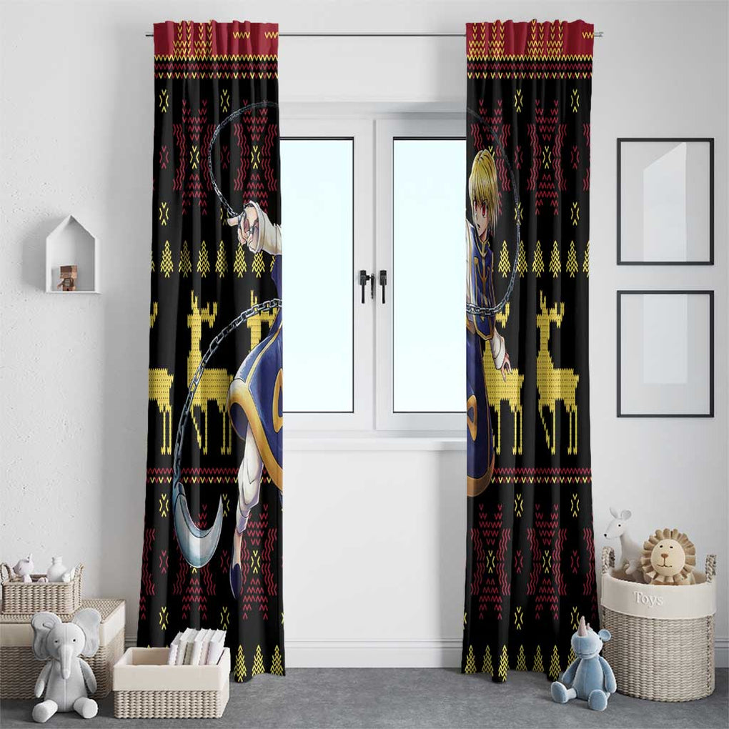 Kurapika - Hunter X Hunter Window Curtain Anime Mix Christmas Style